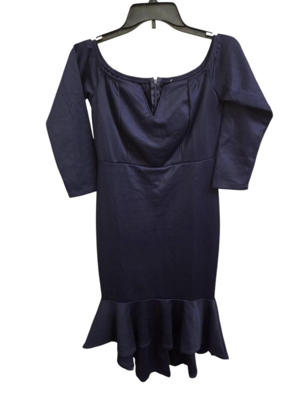 NWOT M Navy Blue Unknown Dress